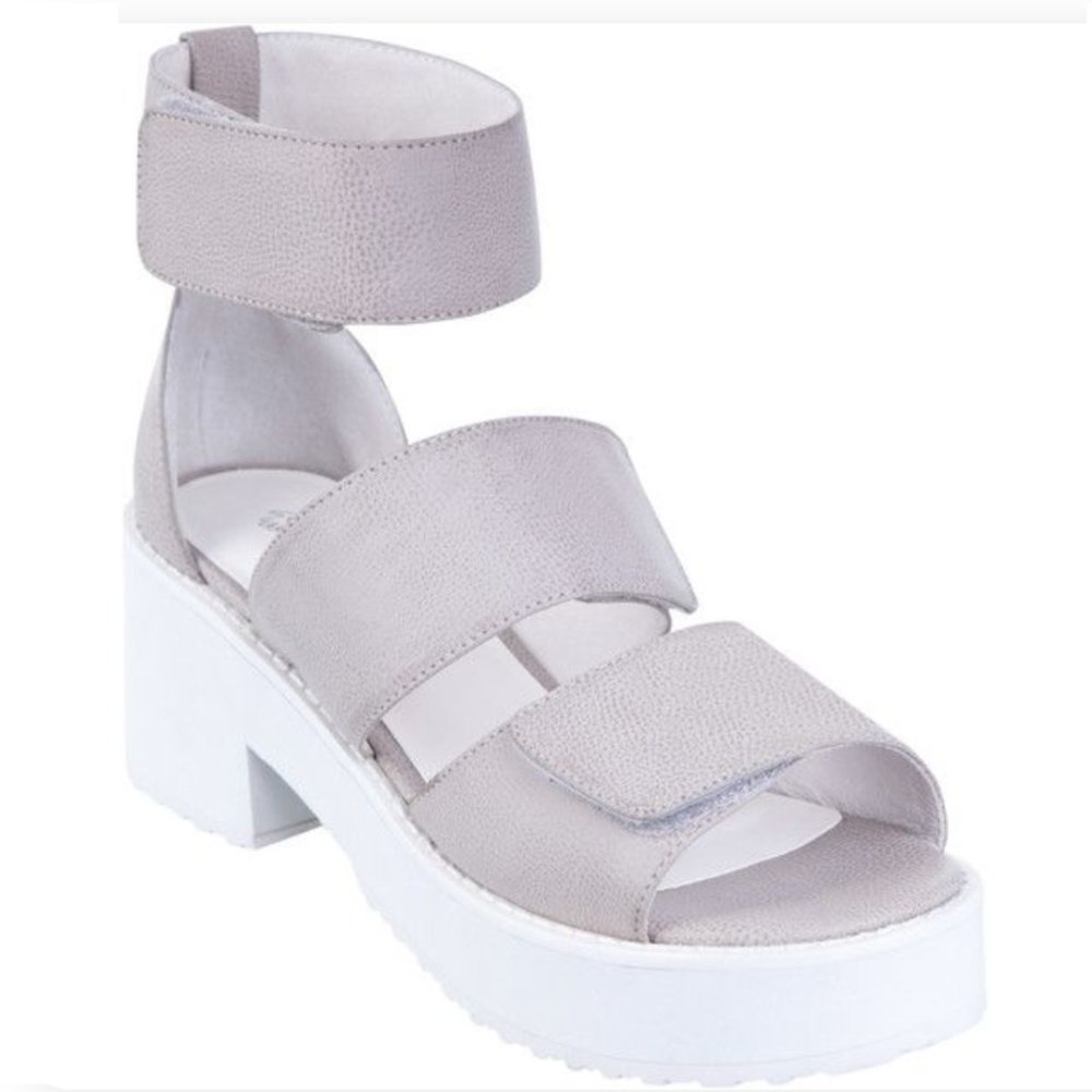 SOLES Kiedis Caged Platform Sandal Size 38